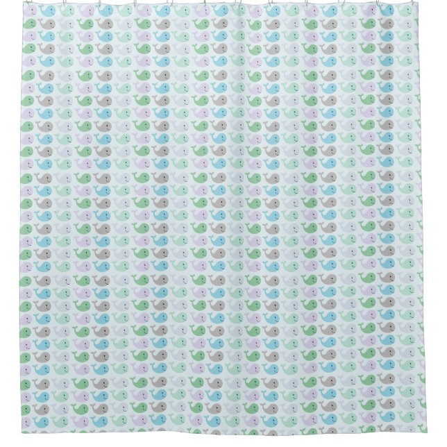 Cute Pastel Whale Pattern (Front)
