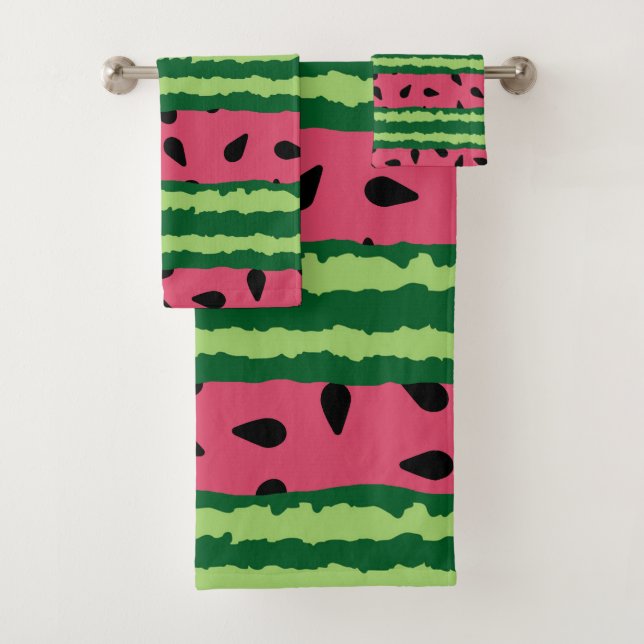 Cute pastèque Motif rose et vert (En situation)