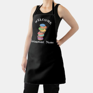 Cute pastry bakery shop welcome Doughnut Personali Apron