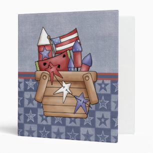 Cute Patriotic Country 4 juillet Recette Classeur