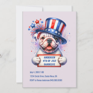 Cute Patriotic Party Invitation