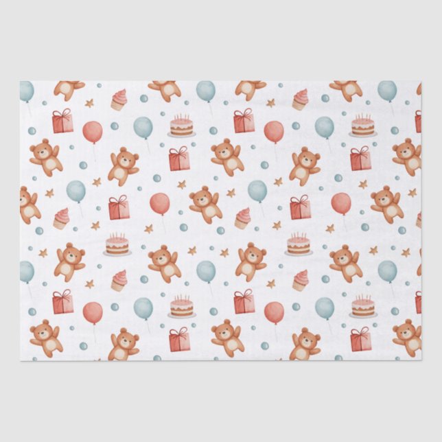cute pattern for birthday party  tissue paper (Front)
