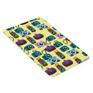 Cute Pattern of Cameras Magnet