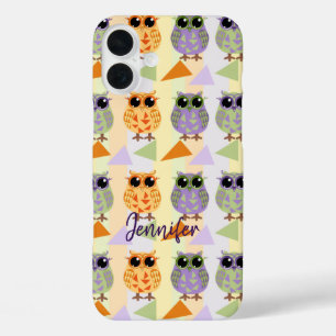 Cute Pattern Owls Case-Mate Iphone 16 case