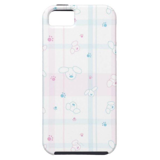 Cute pattern with dogs Case-Mate iPhone case (Back)