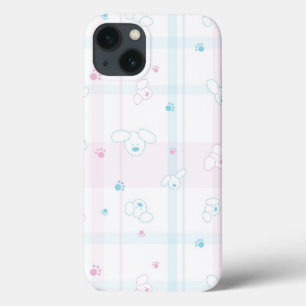 Cute pattern with dogs iPhone 13 case
