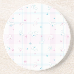 Cute pattern with dogs coaster