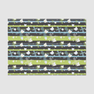 Cute pattern with little bears tissue paper