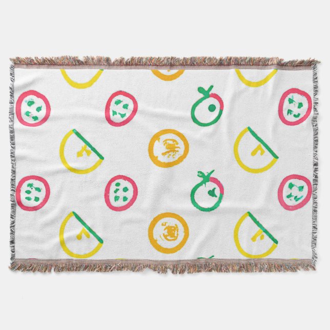 Cute Patterns Artwork. Buy Now Throw Blanket (Front)
