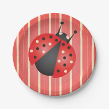 Cute Patterns with Ladybugs Baby Shower