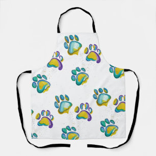 Cute Paw Print Apron
