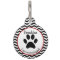 Cute Paw Print Personalized Pet Tag