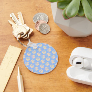 Cute Paws Dog Keychain