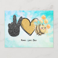 Cute Peace Love Bees