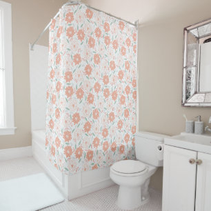Cute Peachy Floral Pattern