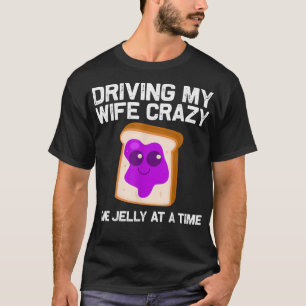Cute Peanut Butter And Jelly Art Men Dad Matching T-Shirt