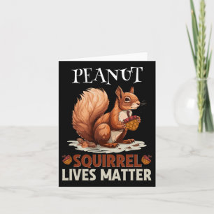 Cute Peanut Squirrel Lives Wild Animal Men Women K Card