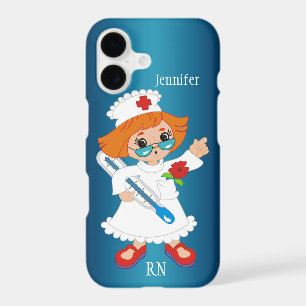Cute Pediatric Nurse Cartoon Phone Case