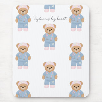 Cute Pediatric Nurse Mouse Pad
