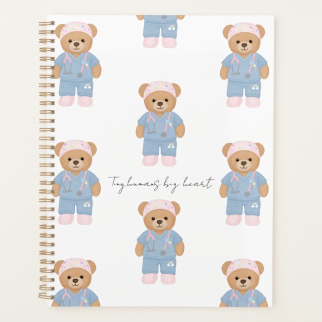 Cute Pediatric Nurse Planner (Front)