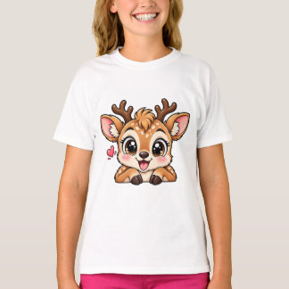 Cute Peekaboo Deer T-Shirt