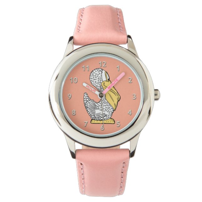 Cute Pelican kids' watches (Front)