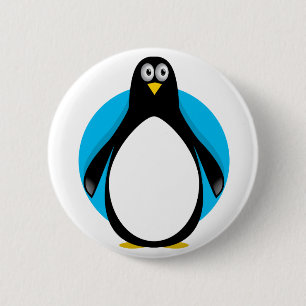 Cute Penguin 2 Inch Round Button