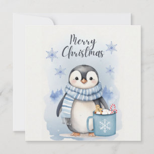 "Cute Penguin 3" Invitation