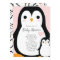 Cute Penguin Baby Shower Pink Girl