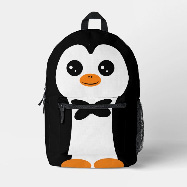 Cute Penguin Backpack (Front)