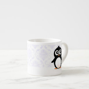 Cute penguin cartoon espresso cup