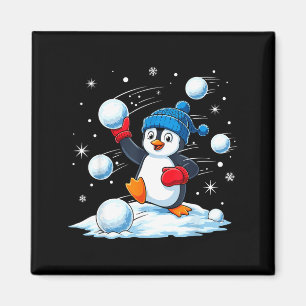 Cute Penguin Christmas Pajamas Shirt Boys, Penguin Magnet