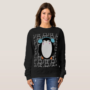 Cute Penguin Christmas Snowflake Winter Sweatshirt