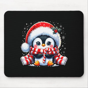 Cute Penguin Christmas Xmas  Mouse Pad