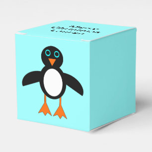 Cute Penguin Custom Favour Box
