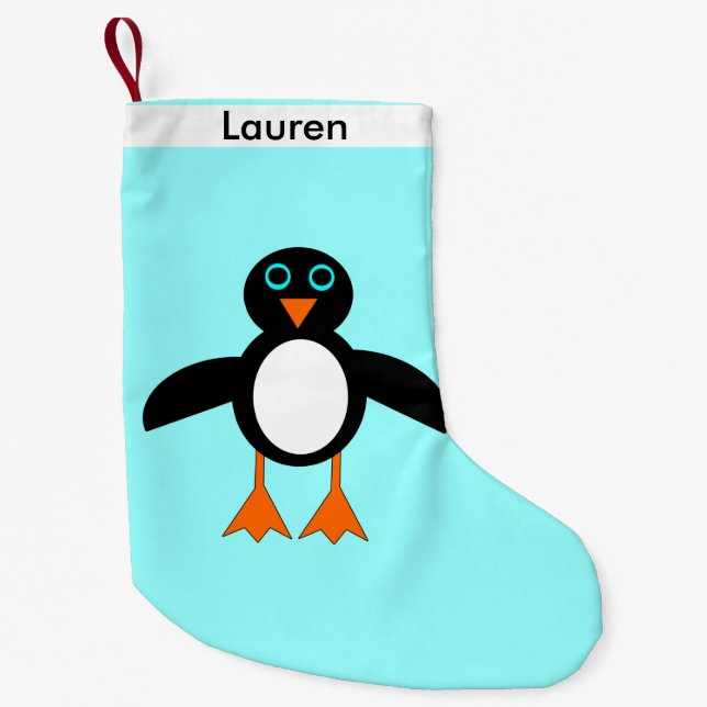 Cute Penguin Custom Stocking (Front)
