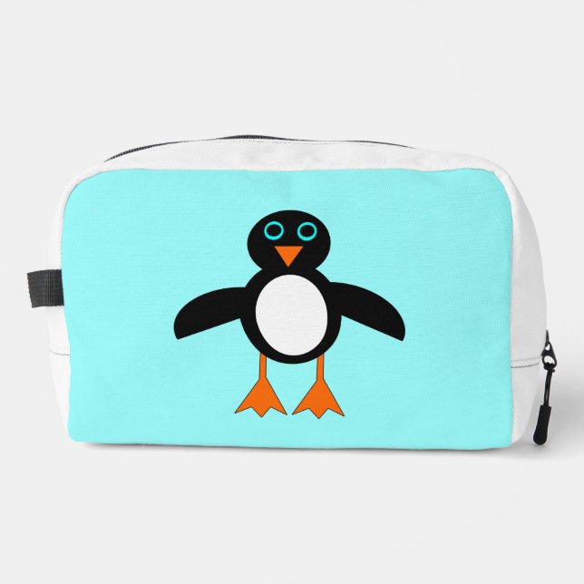 Cute Penguin Dopp Kit (Front)