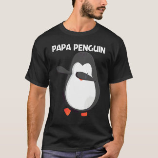 Cute Penguin For Men Dad Boys Antarctic Animal   T-Shirt