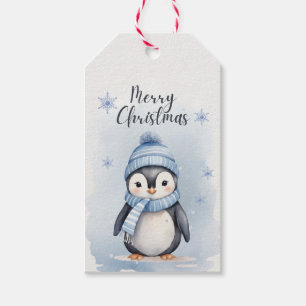 "Cute Penguin" Gift Tags