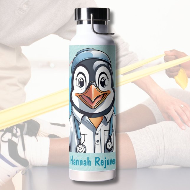 Cute Penguin Gifts for Physical Therapists Doctors Water Bottle (Cute Penguin Gifts for Physical Therapists Doctors)
