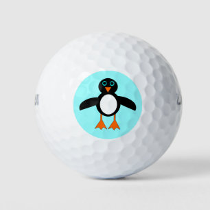 Cute Penguin Golf Ball