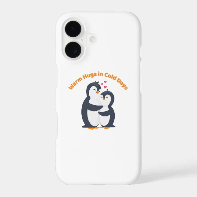 Cute Penguin Hug – Winter Love (Back)