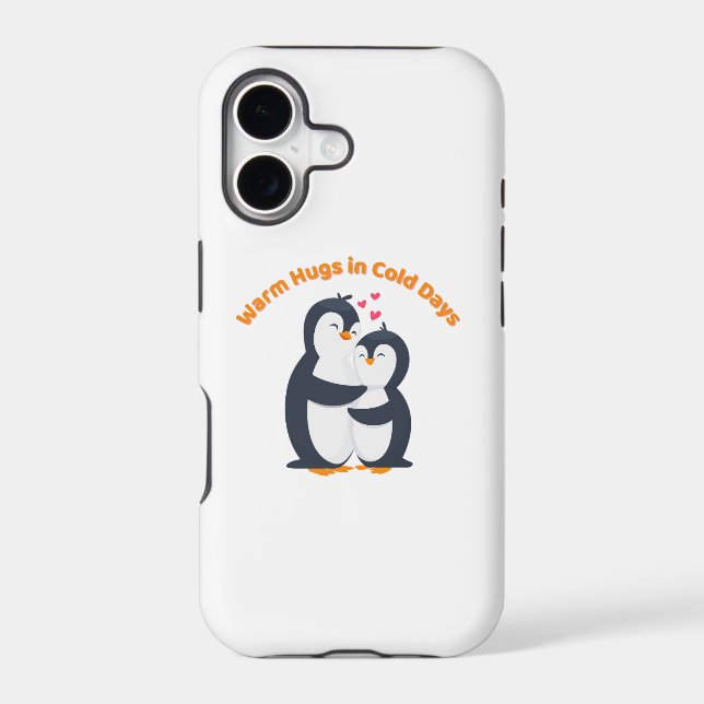 Cute Penguin Hug – Winter Love (Back)