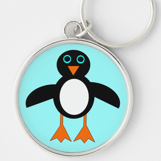 Cute Penguin Keychain (Front)