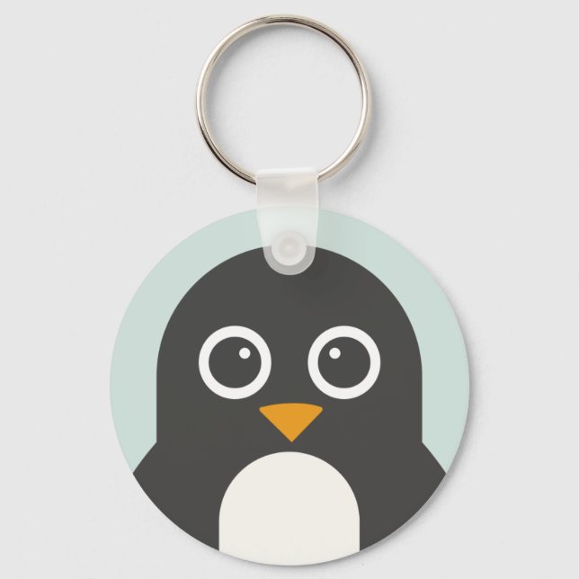 Cute Penguin Keychain (Front)