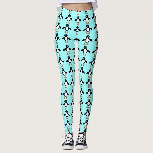 Cute Penguin Leggings (Front)