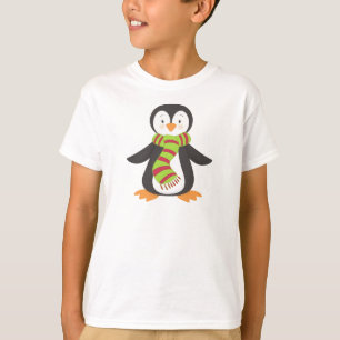Cute Penguin, Little Penguin, Penguin With Scarf T-Shirt