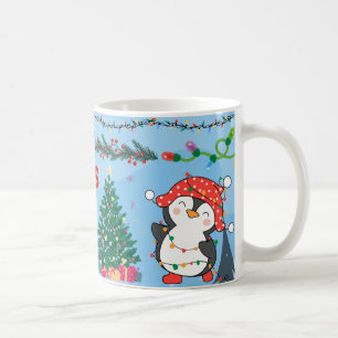 cute Penguin, merry chrismas Coffee Mug