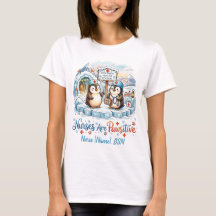 Cute Penguin Nurse Watercolor Personalized Name
