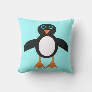 Cute Penguin Outdoor Pillow